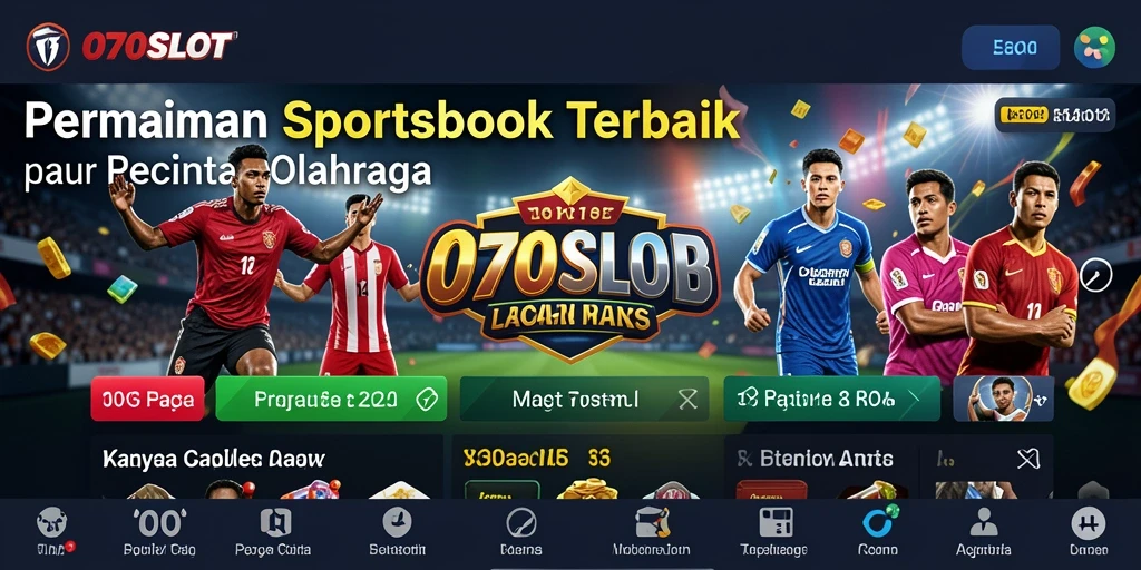 Tampilan menarik dari gameplay Sportsbook di 070SLOT.