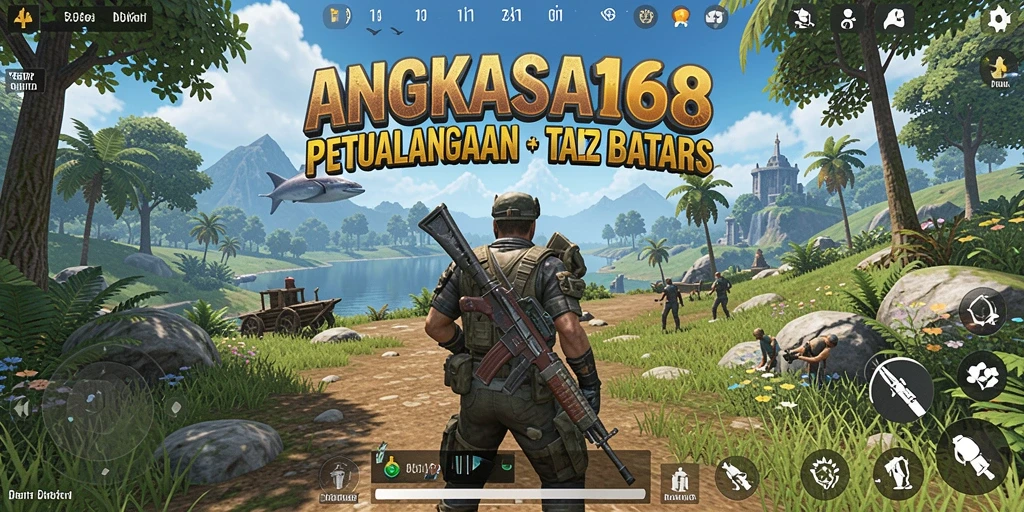 Tampilan gameplay epic di dunia Open World ANGKASA168.