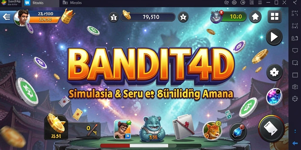 Tampilan gameplay BANDIT4D yang menakjubkan dalam simulasi dunia yang dinamis.