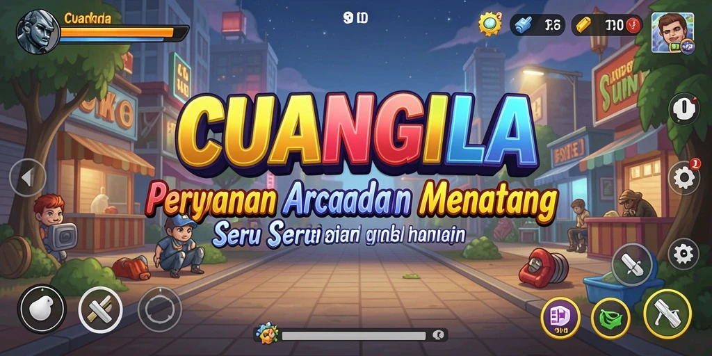 Screenshot CUANGILA menampilkan gameplay menantang dan grafik cerah.