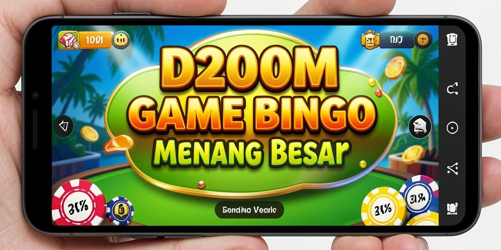 Screenshot gameplay D200M yang menunjukkan suasana permainan Bingo.