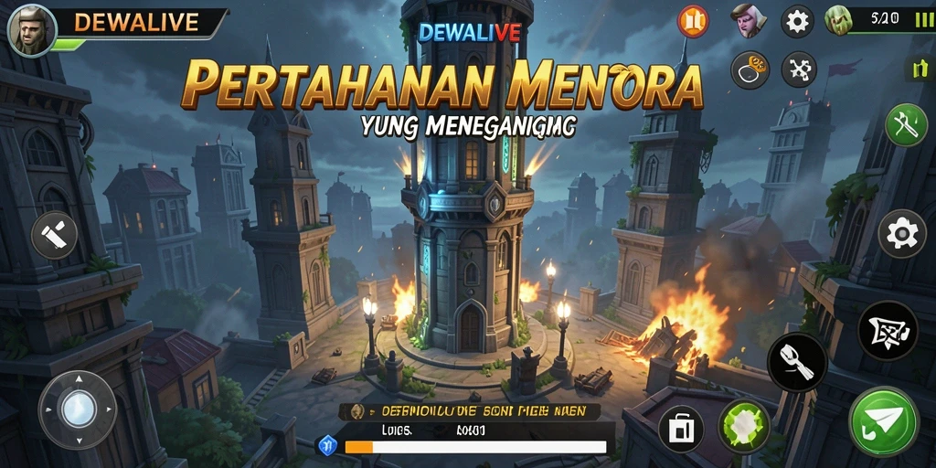 Tampilan menarik dari gameplay DEWALIVE yang seru dan menantang.