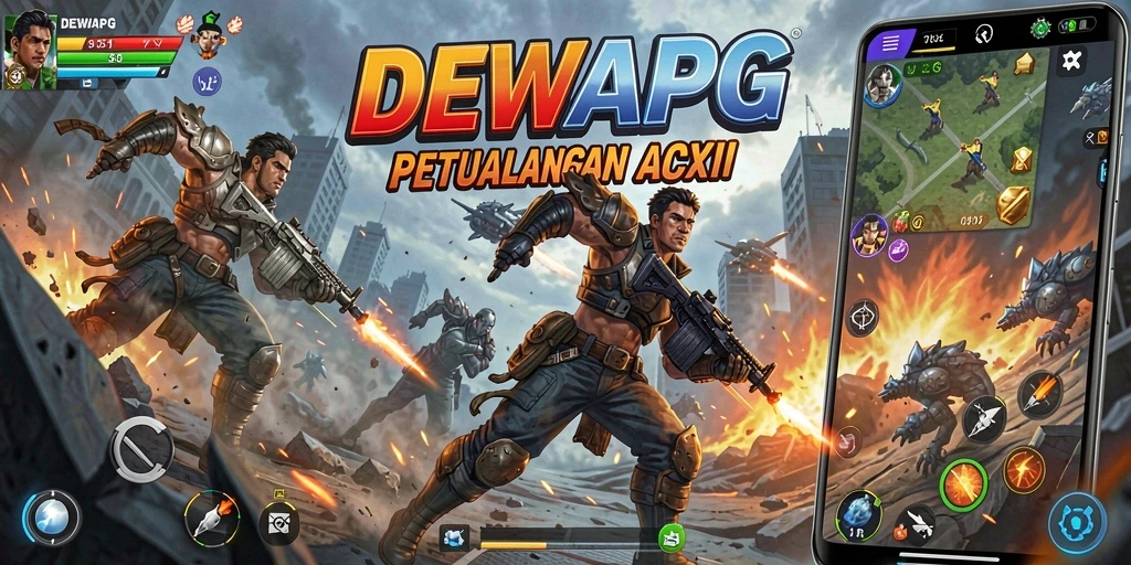 Tampilan gameplay DEWAPG yang menegangkan dan penuh aksi.