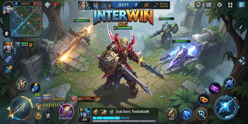 Tangkapan layar gameplay INTERWIN menunjukkan strategi mendalam dan interaksi antar pemain.