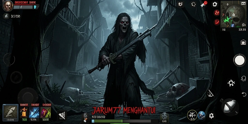 Pengalaman gameplay menakutkan dalam JARUM77 yang penuh dengan teror.