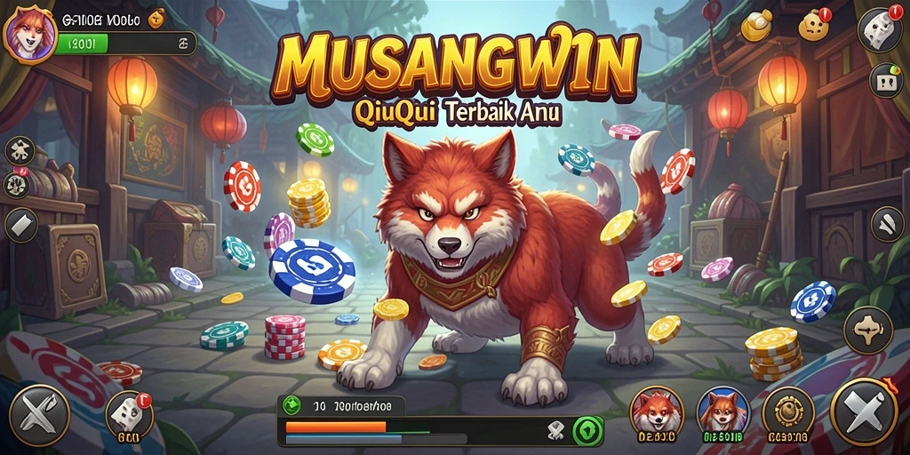 Gameplay QiuQiu yang seru dan kompetitif di MUSANGWIN.