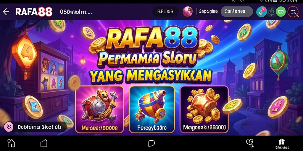 Tampilan menarik dari gameplay Slot RAFA88 yang memikat.
