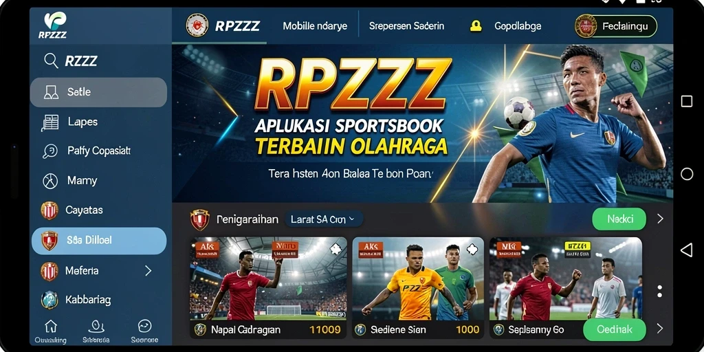 Tampilan antarmuka pengguna RPZZZ yang menarik dan informatif.