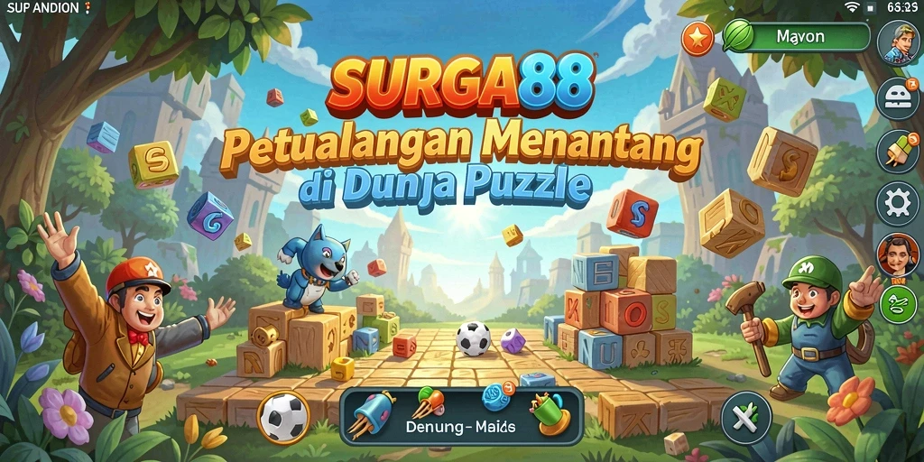 Menampilkan gameplay seru dan tantangan dari SURGA88.
