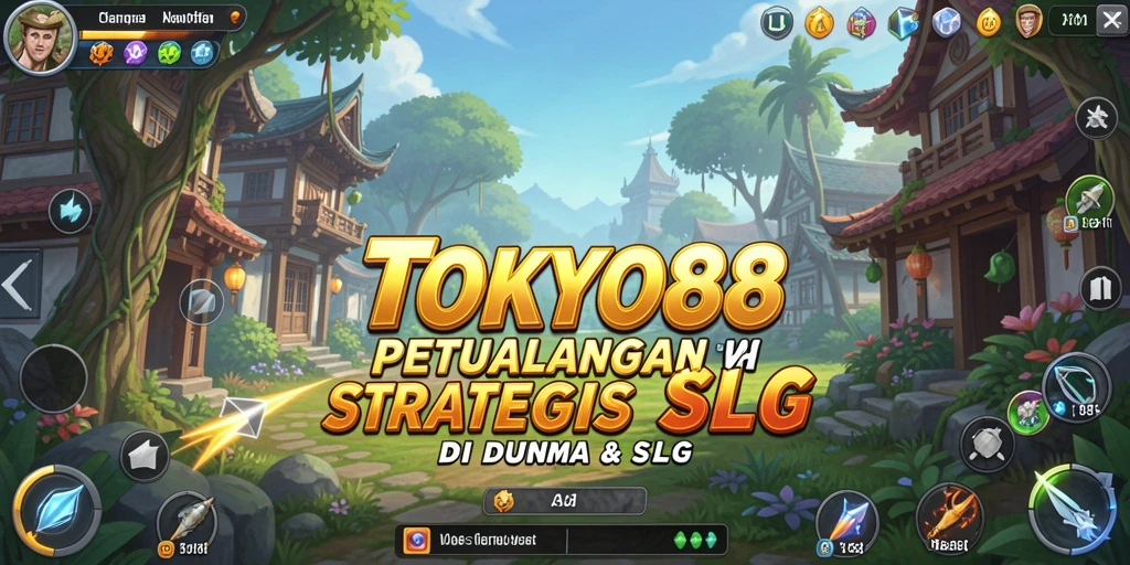 Screenshot gameplay yang menunjukkan aksi strategis di TOKYO88.