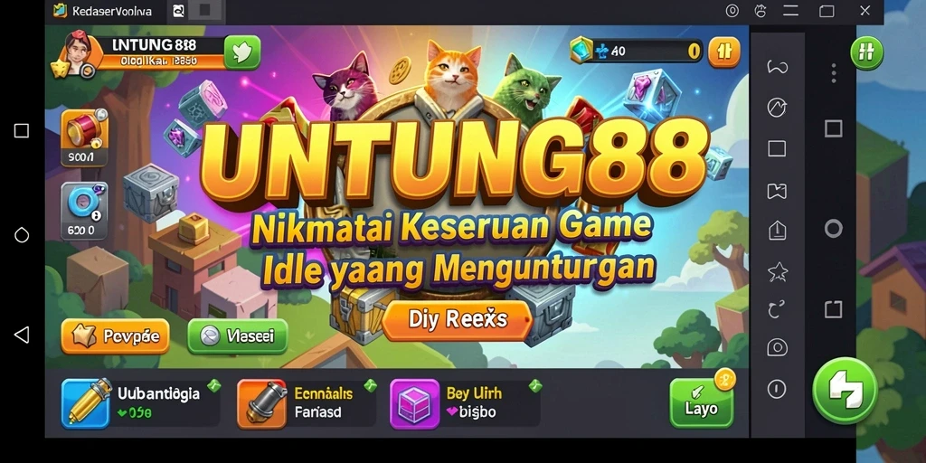 Tampilan gameplay UNTUNG88 yang menarik dan menyenangkan.