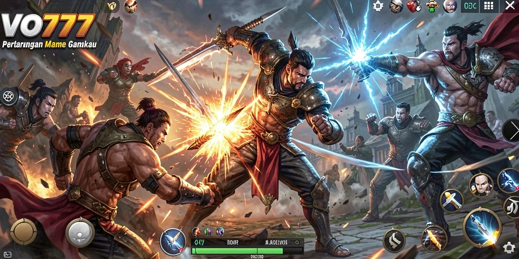 Gambaran mendebarkan dari gameplay aksi VO777 yang penuh ketegangan.